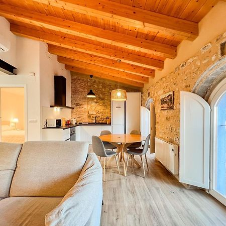 Ganganell Atic Apartamento Con Terraza En Besalu Ngoại thất bức ảnh